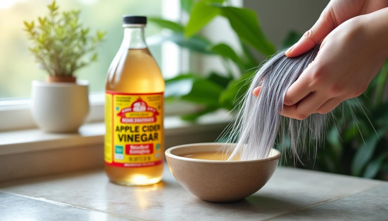 découvrez comment le vinaigre de cidre peut aider à atténuer l’apparence des cheveux blancs grâce à ses propriétés naturelles. conseils, astuces et méthodes d’utilisation pour retrouver des cheveux éclatants et pleins de vitalité.